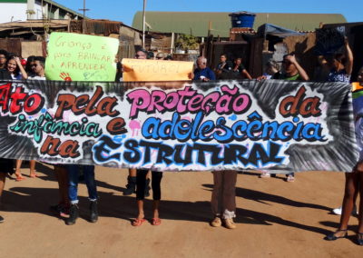 Ato na Estrutural reforça que criança e adolescente são prioridade absoluta